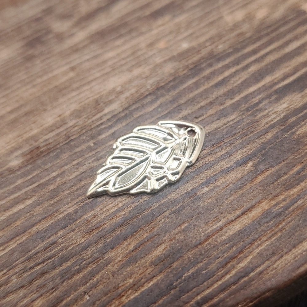 P107‎ harvest falls leaf charm